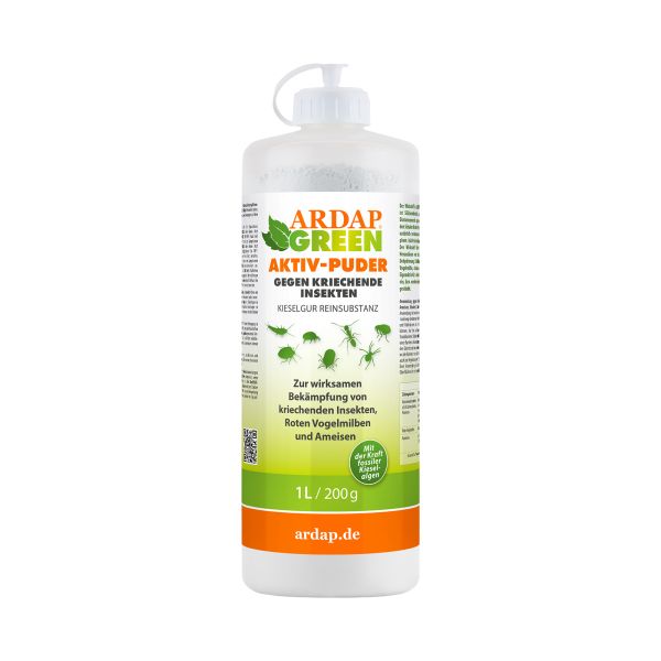 ARDAP® GREEN Aktiv-Puder Handstäubeflasche 1L/200 g